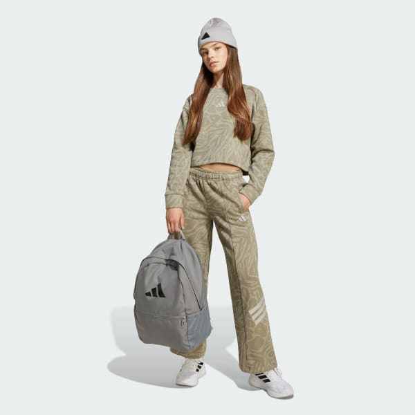 Green Future Icons Wide Leg Open Hem Pant Kids