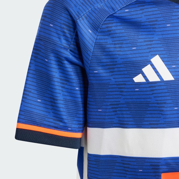 modrá Dres Team France Handball Kids