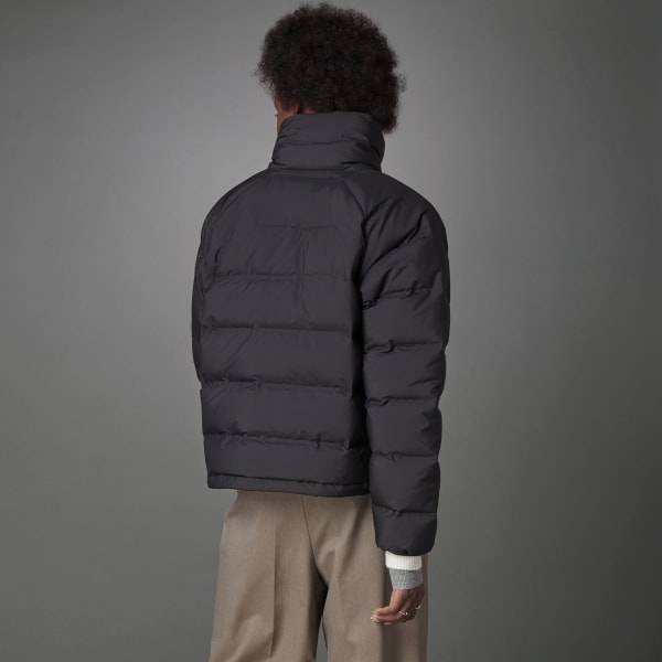 adidas Helionic Relaxed Fit Down Jacket - Black | FT2563 | adidas US
