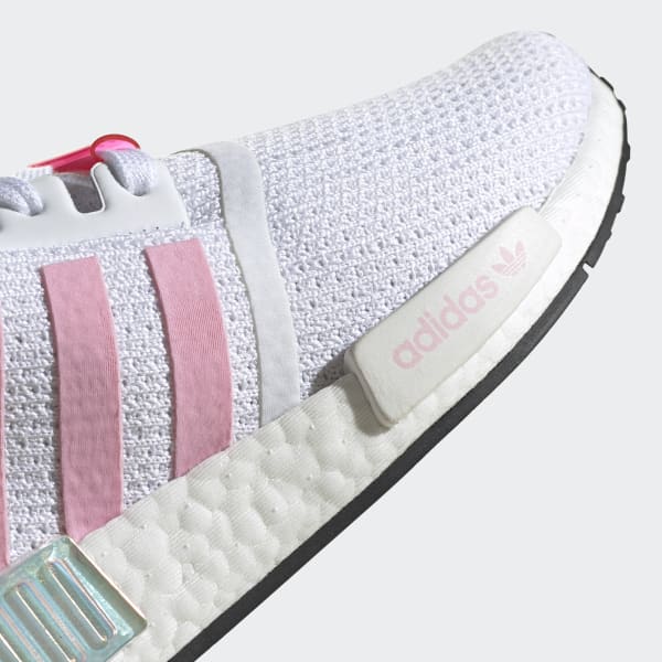 Adidas nmd_r1 shoes white and outlet pink