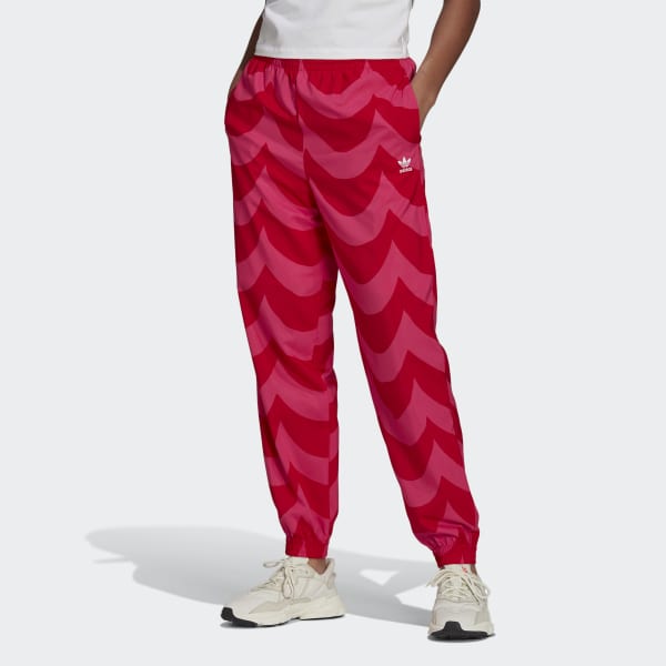 adidas Marimekko Cuffed Woven Track Pants - Red | Lifestyle adidas US