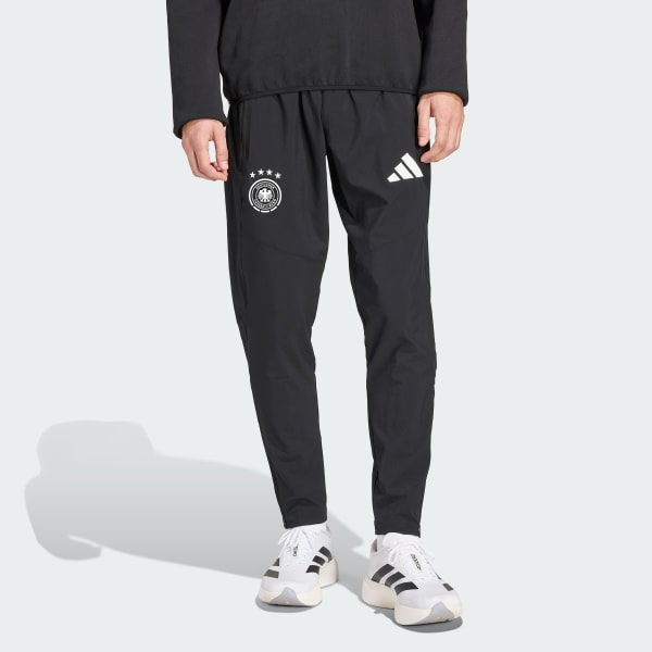 Black Germany Tiro Travel Tracksuit Bottoms 
