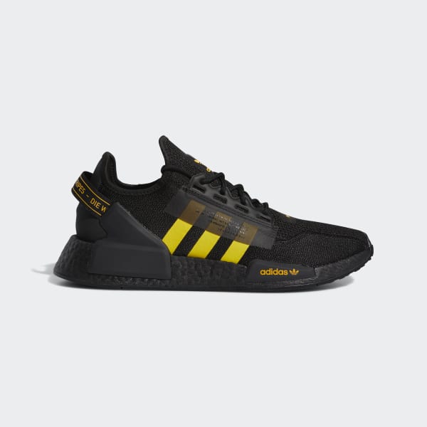 adidas nmd black and yellow