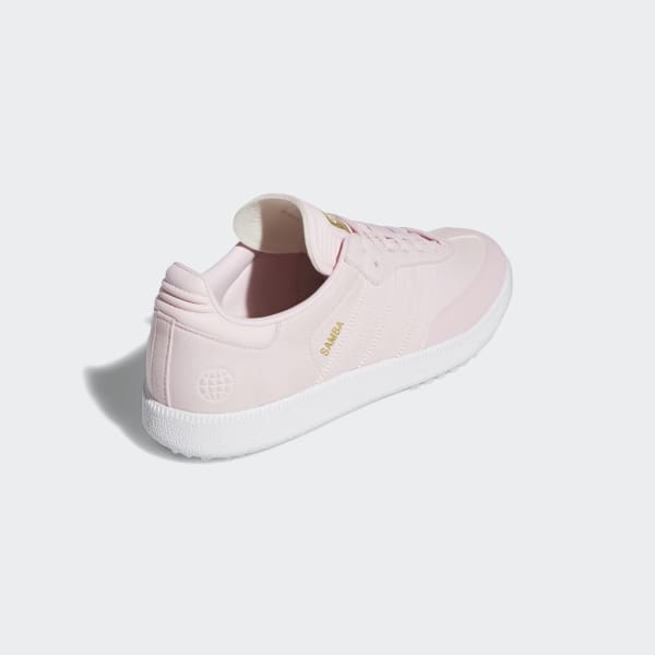 ADIDAS GOLF アディダスゴルフ HP7878 SAMBA GOLF LIMITED EDITION スパイクレスゴルフシューズ  ピンク系 24 [240001967065] ゴルフウェア レディース ストスト ADIDAS GOLF アディダスゴルフ HP7878 SAMBA GOLF LIMITED