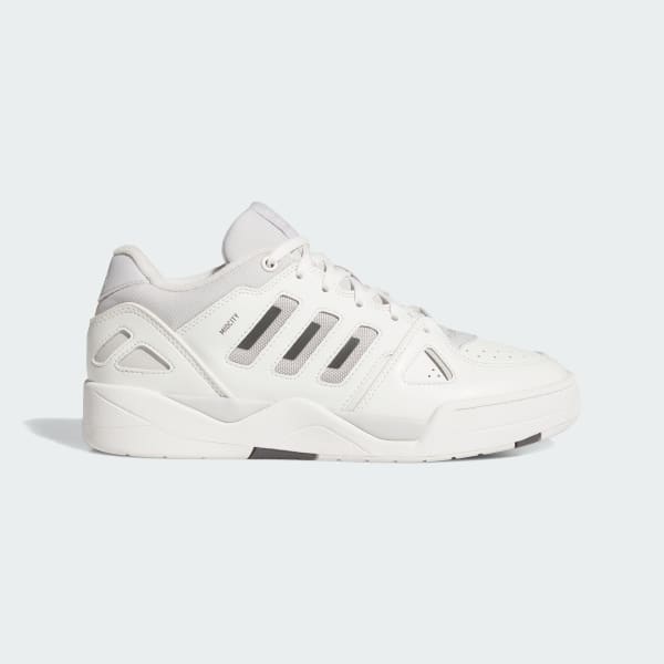 White Midcity Low Shoes