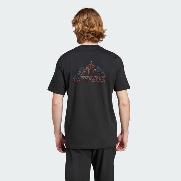 Negro Polo Estampado Terrex