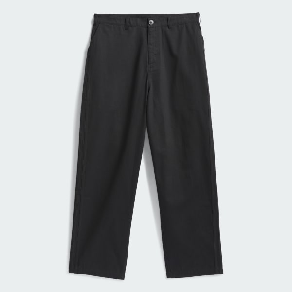 adidas 3-Stripes Skate Chinos - Black | Free Shipping with