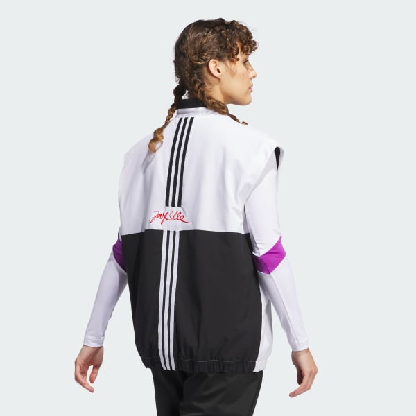 Bialy Bezrękawnik adidas x Jay3lle