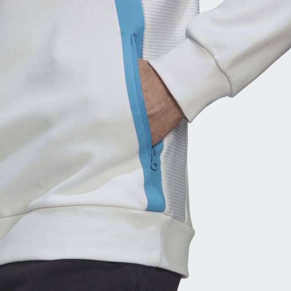 White Designed for Gameday Crew Sweatshirt TA705