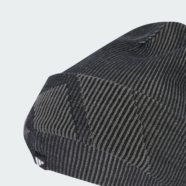 Black TWO TONE BEANIE