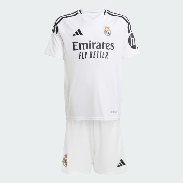 biela Súprava Real Madrid 24/25 Home Mini Kids
