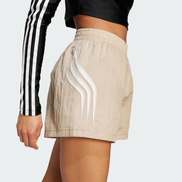 adidas Atlanta Cut Line Nylon Shorts Beige adidas Finland