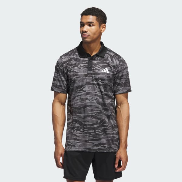 zwart TR-ES CAMO POLO