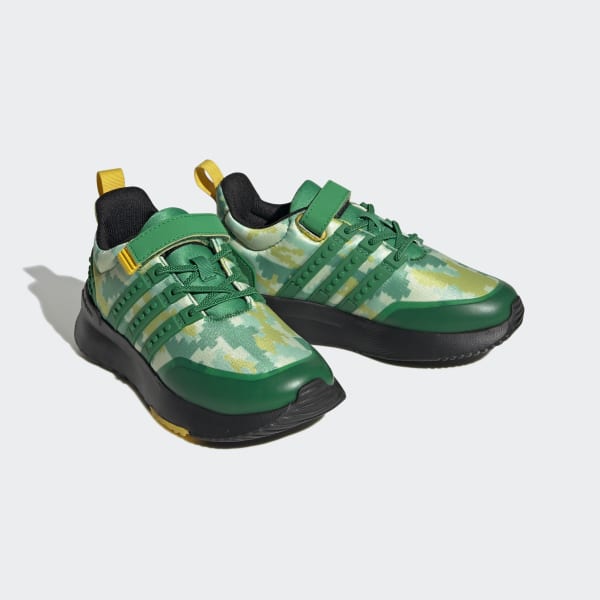 Green adidas x LEGO® Racer TR21 Elastic Lace and Top Strap Shoes
