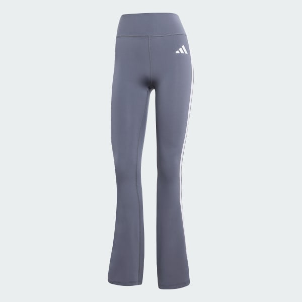 Negro Mallas Optime Essentials 3 Franjas Acampanadas