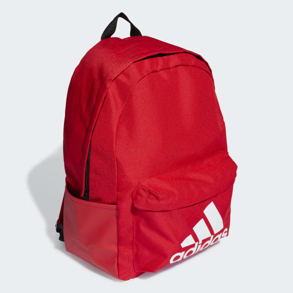 adidas Classic Badge of Sport Backpack - Red | adidas UK