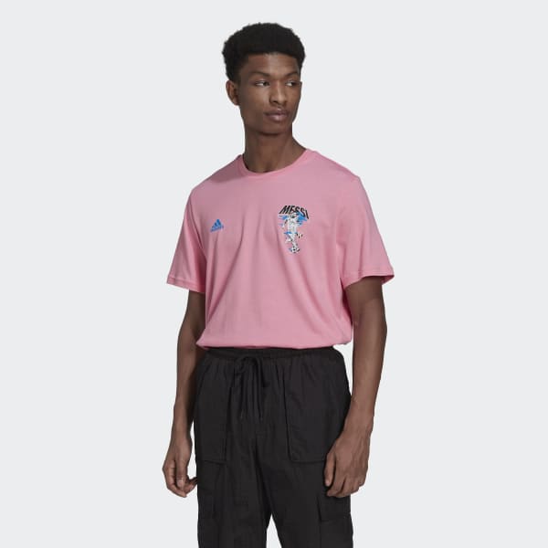Rosado Polo Messi Fútbol Icon Estampado DP939