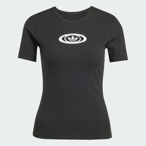 zwart adidas Originals T-shirt