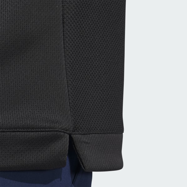 adidas Ultimate365 Textured Quarter-Zip Top - Black | Free