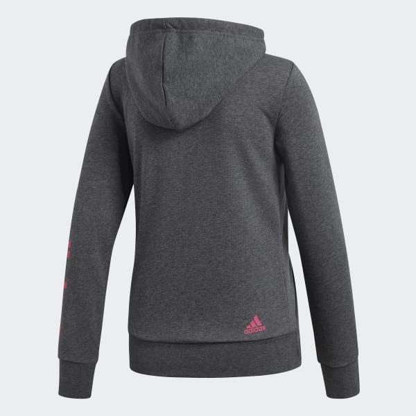 Adidas essentials linear hoodie sale