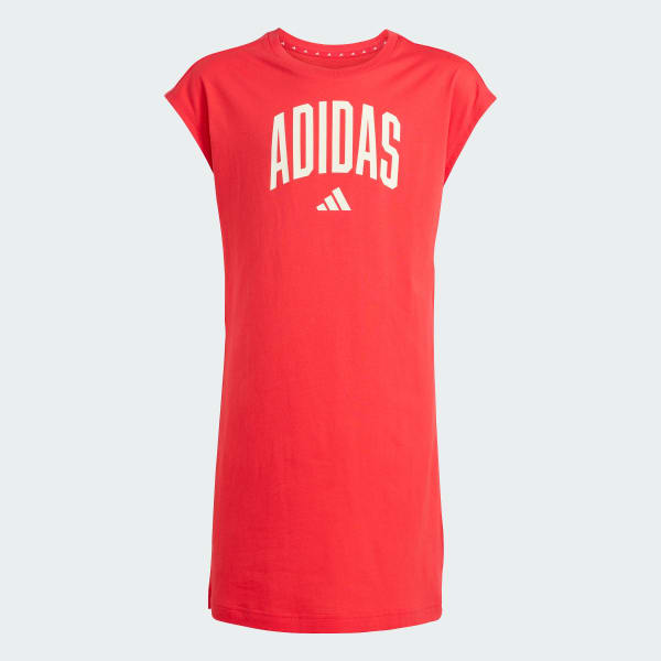 Vermelho VESTIDO SEASONALS COLLEGIATE TYPOGRAPHY