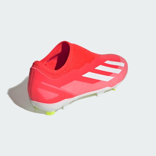 adidas X Crazyfast League Laceless Firm Ground Boots Red