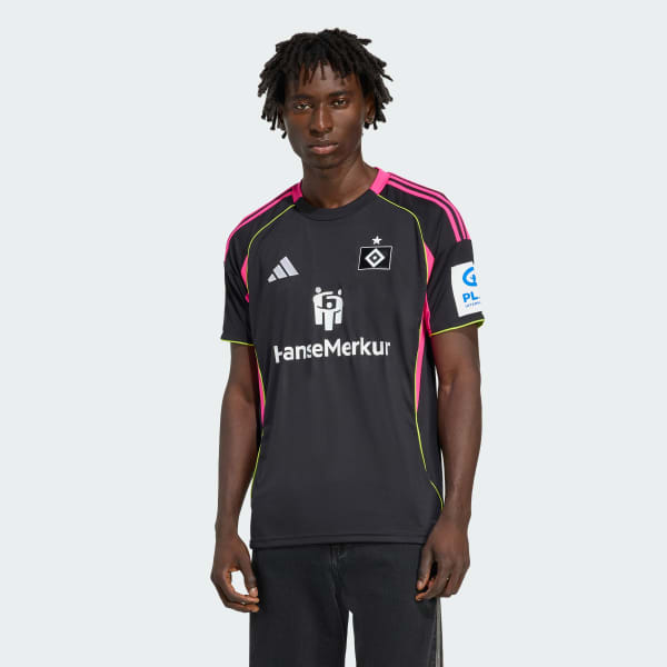 cierna Dres Hamburger SV (s krátkymi rukávmi)