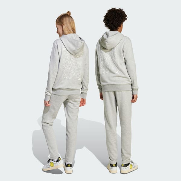 Gri adidas x Smileyworld Çocuk Eşofman Altı