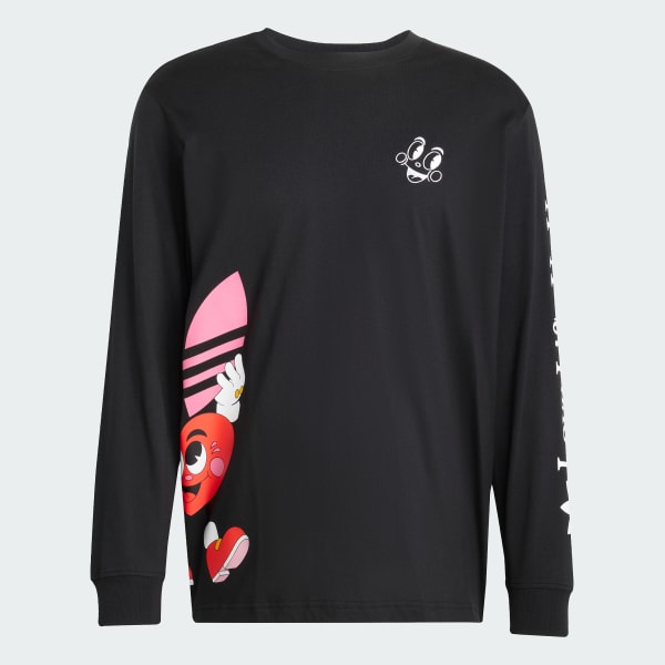 adidas Originals Long Sleeve Tee - Black | Free Shipping