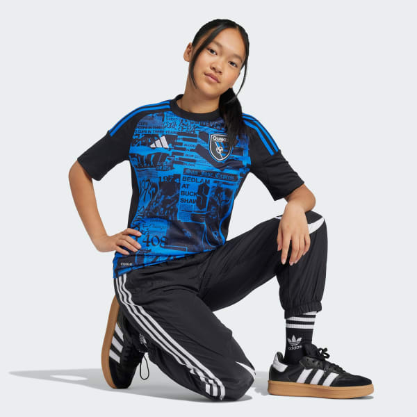 Black San Jose Earthquakes 25/26 Home Jersey Kids