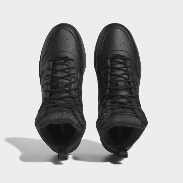 Czerń Hoops 3.0 Mid Lifestyle Basketball Classic Fur Lining Winterized Shoes