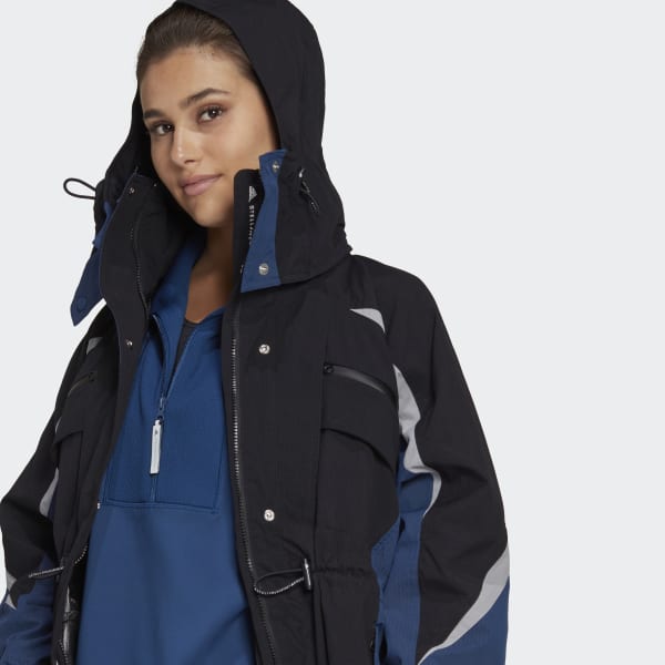 Noir Veste d'hiver adidas by Stella McCartney LCJ70