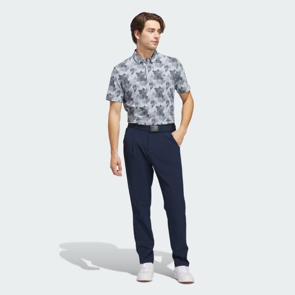 【Adidas コリア】 Go-To Polo Shirt adidas Go-To Printed Polo Shirt - Blue | Free Shipping with
