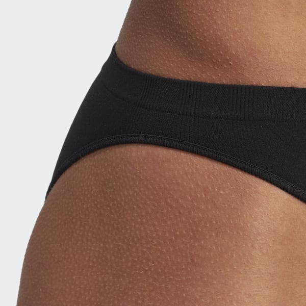 adidas Active Seamless Micro Stretch High Leg Brief Underwear - Black