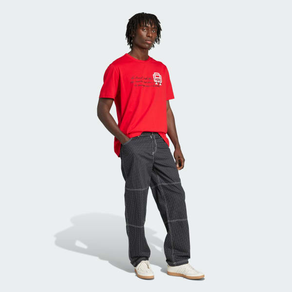 Red adidas Originals Tee