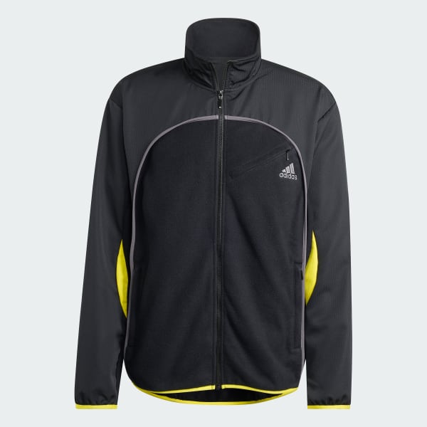 Black Polarfleece Track Top