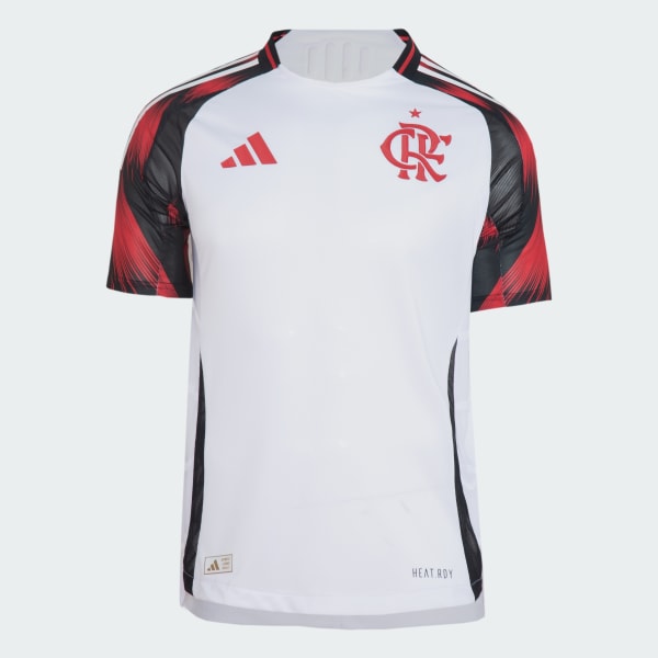 Branco Camisa II CR Flamengo 25 Authentic
