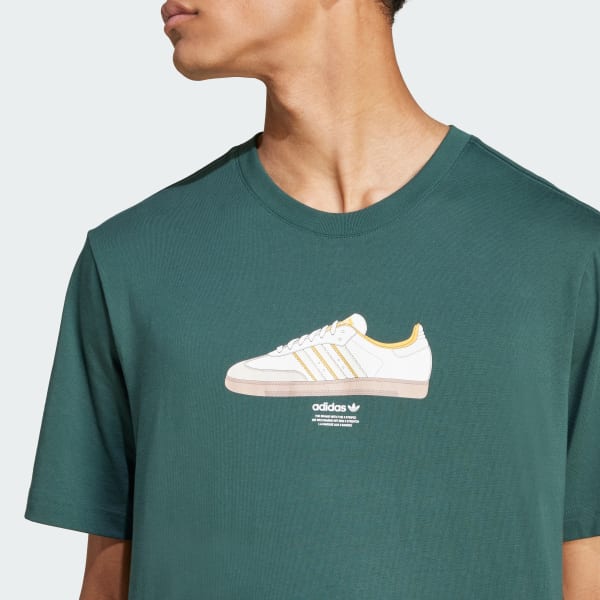 Tシャツ・カットソー adidas sneakers logo tee green IX6717 アディダス トレーニング サプライ スポーツ 半袖Tシャツ 3