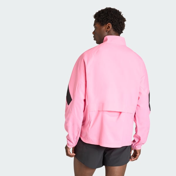 Pembe Adizero Tokyo Rüzgarlık