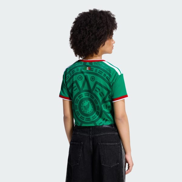 Mexico 26 Home Cropped Jersey