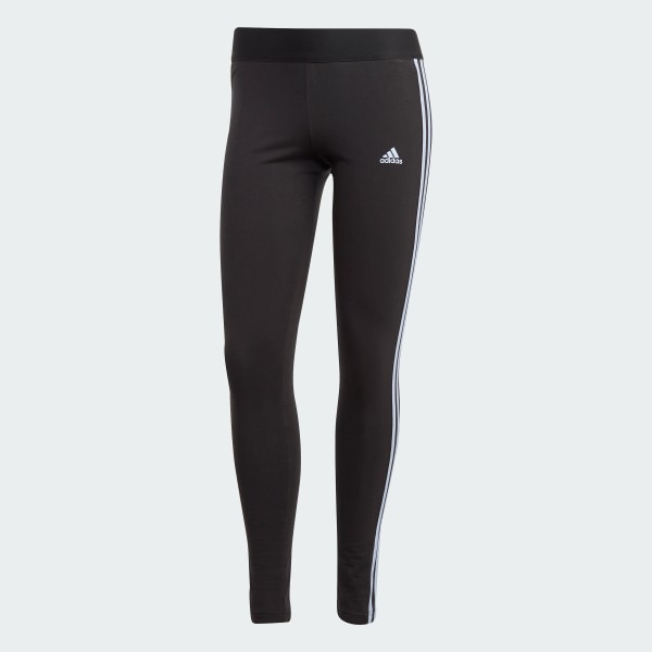 Black 3 Stripes Leggings            