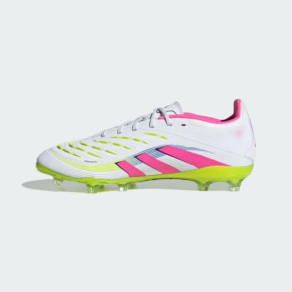 adidas Predator Elite Firm Ground Cleats Kids - White | Free