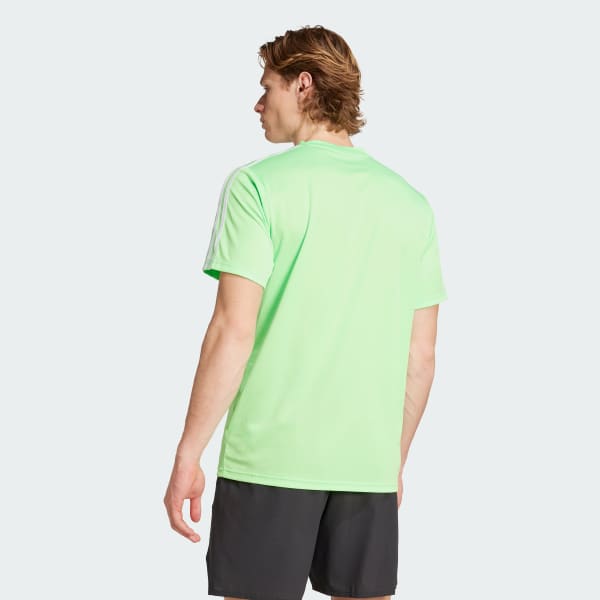 Verde Playera Train Essentials 3-Stripes