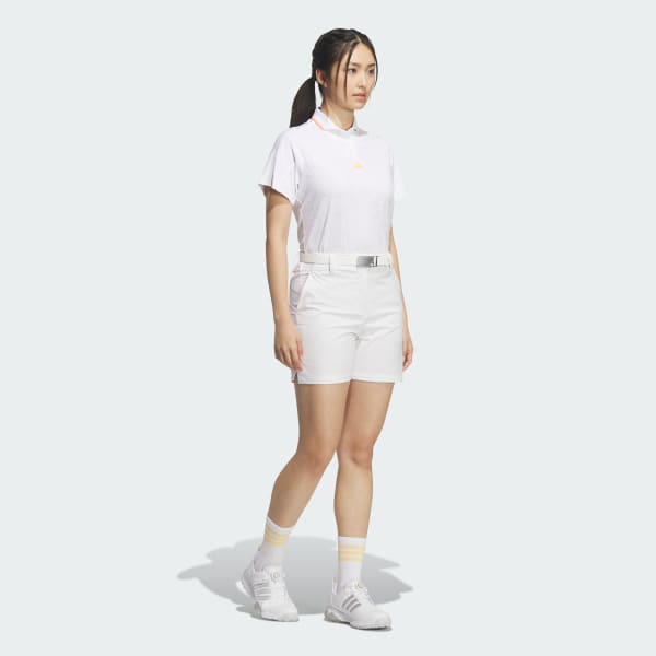 ホワイト 【ゴルフ】アルティメット365 ツアー クライマクール ジャカード 半袖 ポロシャツ