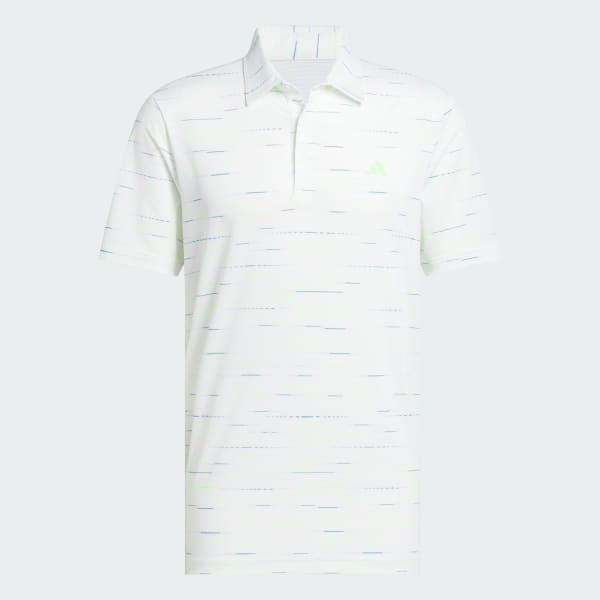 Putih Kemeja Polo Motif Glimmer Mesh Ultimate365