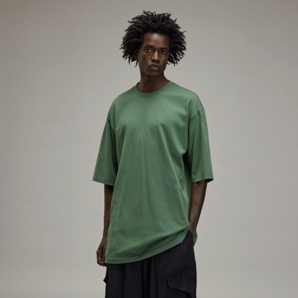 Green Y-3 Boxy Short Sleeve Tee