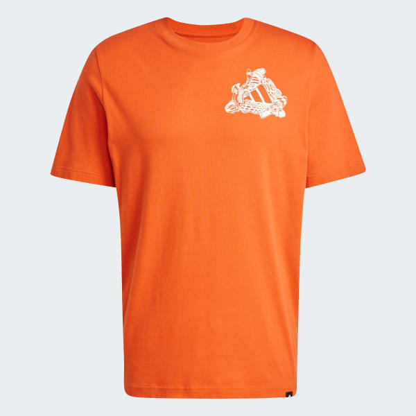 Red Football Kicks Graphic Tee