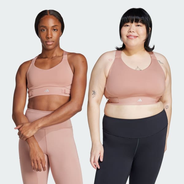 Roze FastImpact Luxe Run High-Support Beha