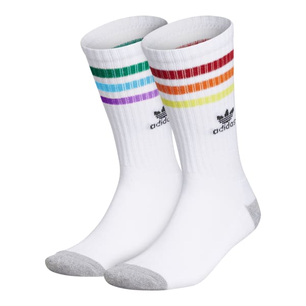 adidas Pride Roller Crew Socks - White | adidas US