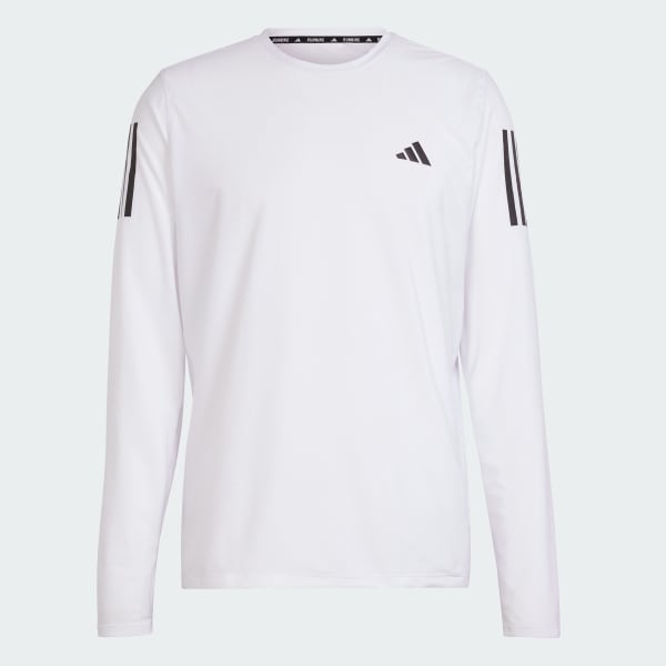 Blanc T-shirt manches longues Own The Run